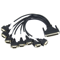 Cable fabricante de todo tipo de DB DB9 DB15 DB25 DB37 DB44 USB RJ45 RS232 Cable serie