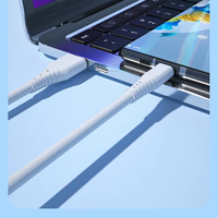 Câbles de charge rapide USB vers Type C 6A, câbles de données USB-C, câbles de charge de téléphone orange d'usine, câbles de données USB C