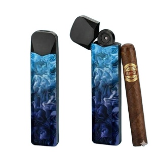 Encendedor de butano de gas portátil desechable con llama de chorro, moderno, cuadrado, de aluminio, para accesorios, 0.5ml 1ml, al por mayor - Product Image 4