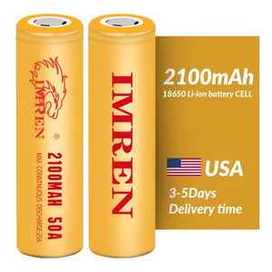 New arrivals imren INR-18650 2100mAh 50A /3000mAh 40A Lithium ion có thể sạc lại pin 18650 Liion di động cho xe điện - Product Image 2