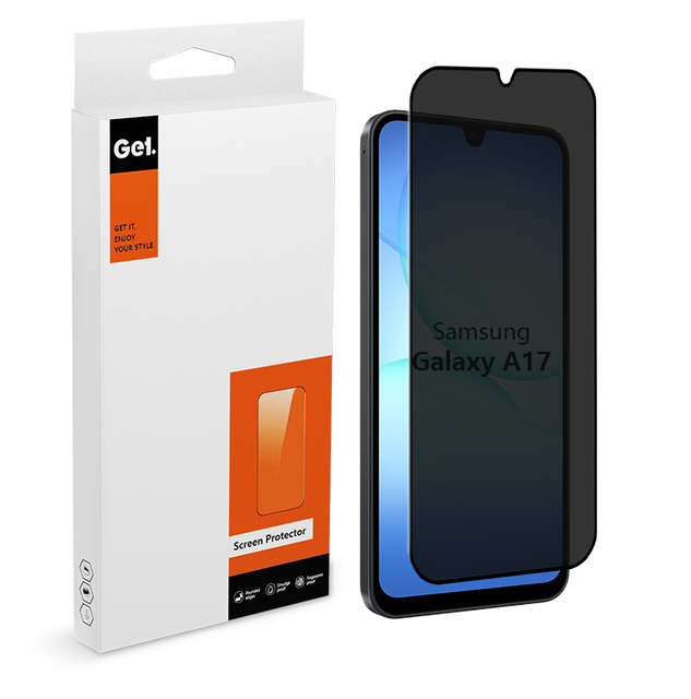 Luxury Quality OEM 9H 2.5D Flat Privacy Anti-spy Phone Tempered Glass Screen Protector Film for Samsung A07 A17 A27 A37 A57