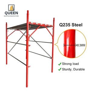 LINYI QUEEN <span class=keywords><strong>Impalcatura</strong></span> a telaio Walk Through H Facade Frame tipo italiana con perno ribaltabile forgiato, altezza standard - Product Image 2