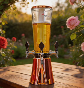 Distributeur de boissons LED personnalisé, distributeur de bière et de jus rechargeable avec tube à glace, serveur de vin détachable pour bar et fêtes - Product Image 4