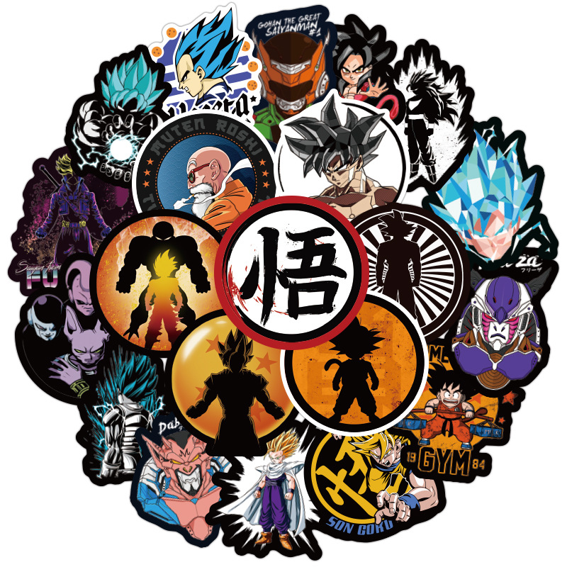 100pcs Dragon Ball Autocollants