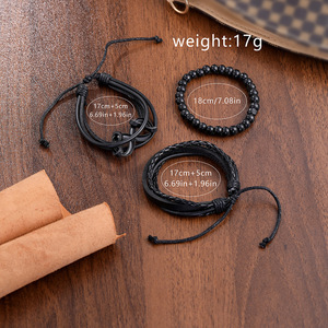 นาฬิกาผู้ชาย<span class=keywords><strong>ส</strong></span>ไตล์คลาส<span class=keywords><strong>ส</strong></span>ิกเรืองแ<span class=keywords><strong>ส</strong></span>งวันที่นาฬิกาควอตซ์ของผู้ชาย & <span class=keywords><strong>ส</strong></span>ร้อยข้อมือ3ชิ้นชุดของขวัญ<span class=keywords><strong>ส</strong></span>ุดหรู Yusa 303 - Product Image 5