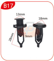 Clips d'aile de pare-chocs en nylon pour pièces automobiles Clips de panneau de garniture de porte en plastique Attaches pour Eagle