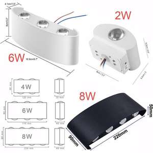 Vendite calde alte luci murali <span class=keywords><strong>applique</strong></span> 400lm <span class=keywords><strong>applique</strong></span> lampade <span class=keywords><strong>da</strong></span> parete <span class=keywords><strong>da</strong></span> <span class=keywords><strong>esterno</strong></span> 8W led a pannocchia <span class=keywords><strong>da</strong></span> <span class=keywords><strong>esterno</strong></span> moderna <span class=keywords><strong>da</strong></span> <span class=keywords><strong>esterno</strong></span> led <span class=keywords><strong>da</strong></span> parete impermeabile - Product Image 4