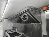 Remorque alimentaire remorquable Etodevice modèle FS à 4 roues, résistante à la rouille, avec équipement de cuisine commercial personnalisé pour usage extérieur
