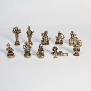 Statua di Buddha di Nibert Buddha indiano Ganesh piccoli ornamenti artigianato antico - Product Image 2