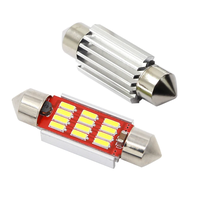 Dôme Festoon Voiture Intérieur Lecture Plaque D'immatriculation Lumière 31mm 36mm 49mm 41mm 4014 12SMD Canbus Sans Erreur 12V-24V Ampoule Nouveau