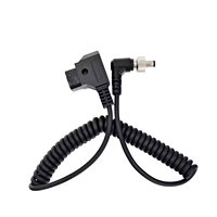 Câble d'alimentation personnalisé en cuivre pur de haute qualité D-Tap vers DC 5.5*2.5mm verrouillable pour moniteur, pour la charge et le transfert de données de caméra et d'ordinateur