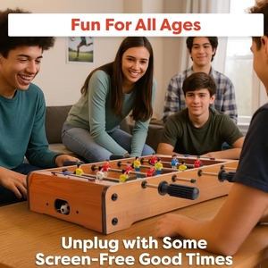 Juego de Futbolito Portátil de Mesa, Mini Futbolín con Dos Balones y Marcador, para Adultos y Niños - Product Image 3