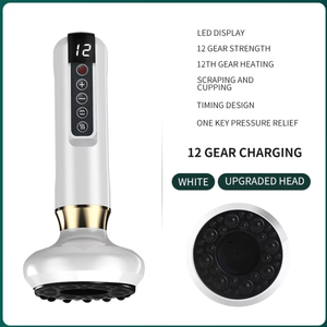 Electric Guasha Device - Intelligent vácuo pressão negativa instrumento de acupressão-calor para desbloquear Meridians Brush - Product Image 2