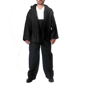 Chubasquero de poliéster impermeable personalizado barato, <span class=keywords><strong>traje</strong></span> de lluvia de pescador para pesca, trabajo, senderismo, incluyendo chaqueta y pantalones con pechera - Product Image 5