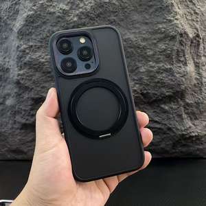 Bonne Qualité Magnétique Sans Fil Métal Anneau Téléphone Cas Peau Abattage Transparent Antichoc PC Couverture <span class=keywords><strong>pour</strong></span> <span class=keywords><strong>iPhone</strong></span> 17Pro Max - Product Image 5