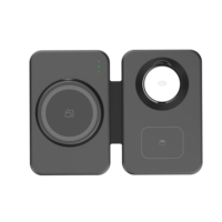 3-in-1 opvouwbaar magnetisch draadloos oplaadstation voor iPhone en smartwatches, draadloze opladerstandaard voor meerdere apparaten