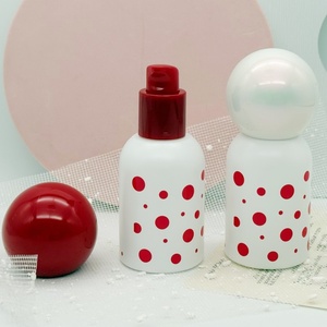 Flaconi Rotondi Bianchi da 30ml per Lozioni, Creme e Fondotinta Liquido con Tappo a Sfera - Product Image 2