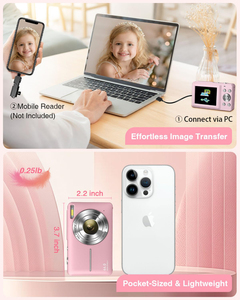 กล้องดิจิตอล SONIDA 1080p รุ่นวินเทจกันน้ำกันกระแทก ซูม 16 เท่า พกพาสะดวกสำหรับเด็ก ถ่ายภาพและวิดีโอได้ - Product Image 4