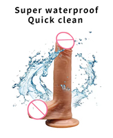 Jouet de masturbation féminin en silicone liquide, pénis réaliste super doux, produit de plaisir intime pour femmes adultes