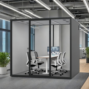 Nuevo diseño <span class=keywords><strong>de</strong></span> cabina <span class=keywords><strong>de</strong></span> teléfono móvil para reuniones, cabina <span class=keywords><strong>de</strong></span> trabajo insonorizada para Hospital Garden School - Product Image 3