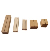 Porte-cartes postales en bois acrylique support de signe pour la décoration de fête emplacement petite Table Menu porte-cartes