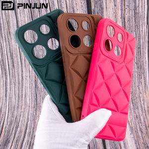 Gel de caoutchouc antichoc 3D prismatique diamant tpu couverture arrière coque de téléphone pour iphone 15 14 plus 13 12 11 x/xs xr <span class=keywords><strong>pro</strong></span> <span class=keywords><strong>max</strong></span> - Product Image 3