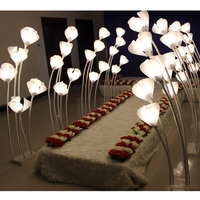 Nuevas luces decorativas de PVC con diseño de dragón de 5 cabezas, flexibles, para decoración de bodas y caminos.