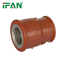 IFAN vente chaude GB/T 19472 matériaux de plomberie 1/2 "3/4" raccords PPH filetage femelle prise de couplage PPH tuyaux et raccords