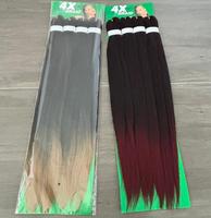 Lot de 4 mèches de tresses jumbo pré-étirées de 60 pouces, extensions de cheveux synthétiques pour femmes, vente en gros, Ez Braiding Hair