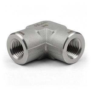 Fábrica Hikelok Elbow Coupling Fittings Aço Inoxidável ASTM A276 R G Rosca NPT 1/4 1/16 Polegada para Skids de Injeção Química - Product Image 2