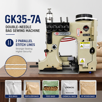 Machine à coudre automatique pour sacs, à double aiguille et quatre fils, de haute qualité