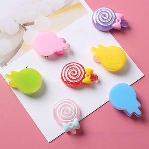 Mini figurines de sucettes colorées en spirale pour micro-paysages et accessoires de jardin féerique - Product Image 3