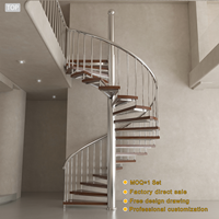 Escalier en colimaçon, escalier intérieur, escalier en métal, escalier d'occasion, escalier en aluminium, escalier modulaire, escalier intérieur à LED