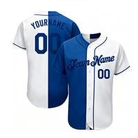 Uniformes de baseball unisexes de taille plus, vierges, OEM/ODM