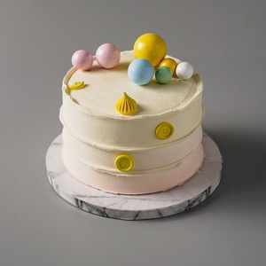 SunShine Best-sellers Planche à fromage et plateau à gâteau ronds en pierre de marbre avec poignée - Product Image 5