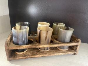 Cuerno de Búfalo para Beber, Lujoso, Hecho a Mano, Ecológico, con Borde de Latón, Pulido a Mano, Decoración Religiosa Vikinga para el Hogar, Venta al por Mayor - Product Image 6