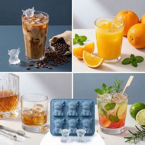 Molde de silicona personalizado de 6 cavidades con forma de vaca de las Tierras Altas, apto para alimentos, fácil de desmoldar, sin BPA, bonito molde 3D de vaca para hielo, apto para lavavajillas - Product Image 5
