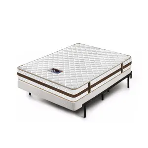 枕头顶级设计师舒适弹簧Colchon床垫双人床200X200 Bonnell弹簧床垫