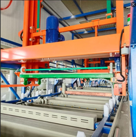 Línea de Galvanoplastia y Anodizado Tipo Pórtico Controlada por PLC Personalizable, Máquina de Pasivación y Fosfatado para Piezas Metálicas