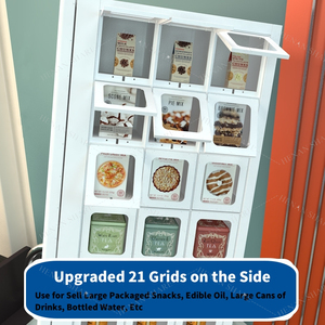 Distributeur automatique combiné ouvert 24h/24 pour boissons, snacks, boissons froides et bonbons pour la rue - Product Image 4