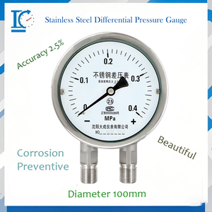 เครื่องวัดความดันอุตสาหกรรมแบบมืออาชีพความแม่นยำของหน้าปัด2.5% ที่กำหนดเองเครื่องมือวัดแบบมืออาชีพสำหรับอุตสาหกรรม - Product Image 3
