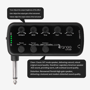 Unidad de Efectos para Guitarra Eléctrica, Amplificador de Oído Inalámbrico Profesional y Conveniente para Guitarra - Product Image 4