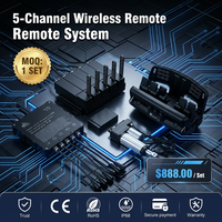 Control Remoto Inalámbrico de 6 Canales 24/12V 30W con Configuración de Embrague Electromagnético para Grúas de Camión