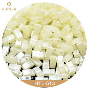 Miyuki Half Tila kralen 5 * 2,3 * 1,9 mm [12 kleuren ondoorzichtig geglazuurd glanzend] 10g verpakking - Product Image 5