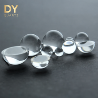 Verre optique 1mm 2mm 3mm Lentilles sphériques Saphir Quartz BK7 Lentille hémisphérique demi-sphère