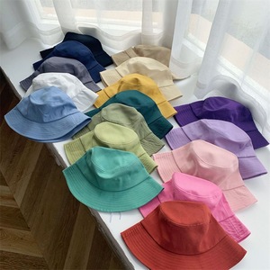 High Quality <strong>Womens</strong> Blank Embroidery Cap <strong>Hat</strong> Plain Customize <strong>Bucket</strong> <strong>Hats</strong> With Custom Logo - Product Image 4