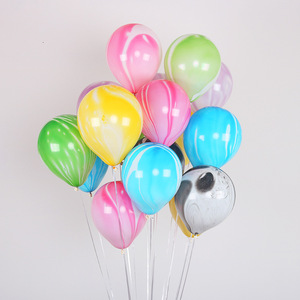 Tongle produttore all'ingrosso 10 pollici rotondo elio lattice agata palloncino set luogo di compleanno decorato <span class=keywords><strong>con</strong></span> <span class=keywords><strong>palloncini</strong></span> in marmo <span class=keywords><strong>arcobaleno</strong></span> - Product Image 4
