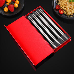 ตะเกียบไทเทเนียมบริสุทธิ์ยูนตัว 23.5 ซม. ปลายมน สำหรับใช้ในบ้าน ชุดของขวัญสำหรับการตั้งแคมป์ - Product Image 4