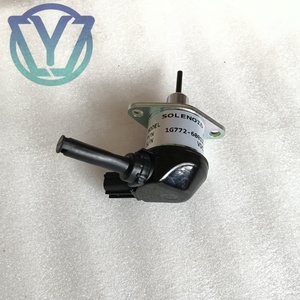 โซลินอยด์วาล์วหยุดน้ำมันเชื้อเพลิง CYJ 1G772-60012 12V สำหรับ V3307 V2607 V2607T M7040DT M7040F รถแทรกเตอร์ รถขุดขนาดเล็ก โซลินอยด์ดับเครื่องยนต์ - Product Image 2