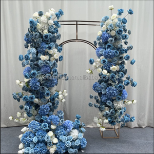 Fondo suave arreglo floral boda flor columnas corredor arco roto <span class=keywords><strong>flores</strong></span> para fiesta evento - Product Image 5
